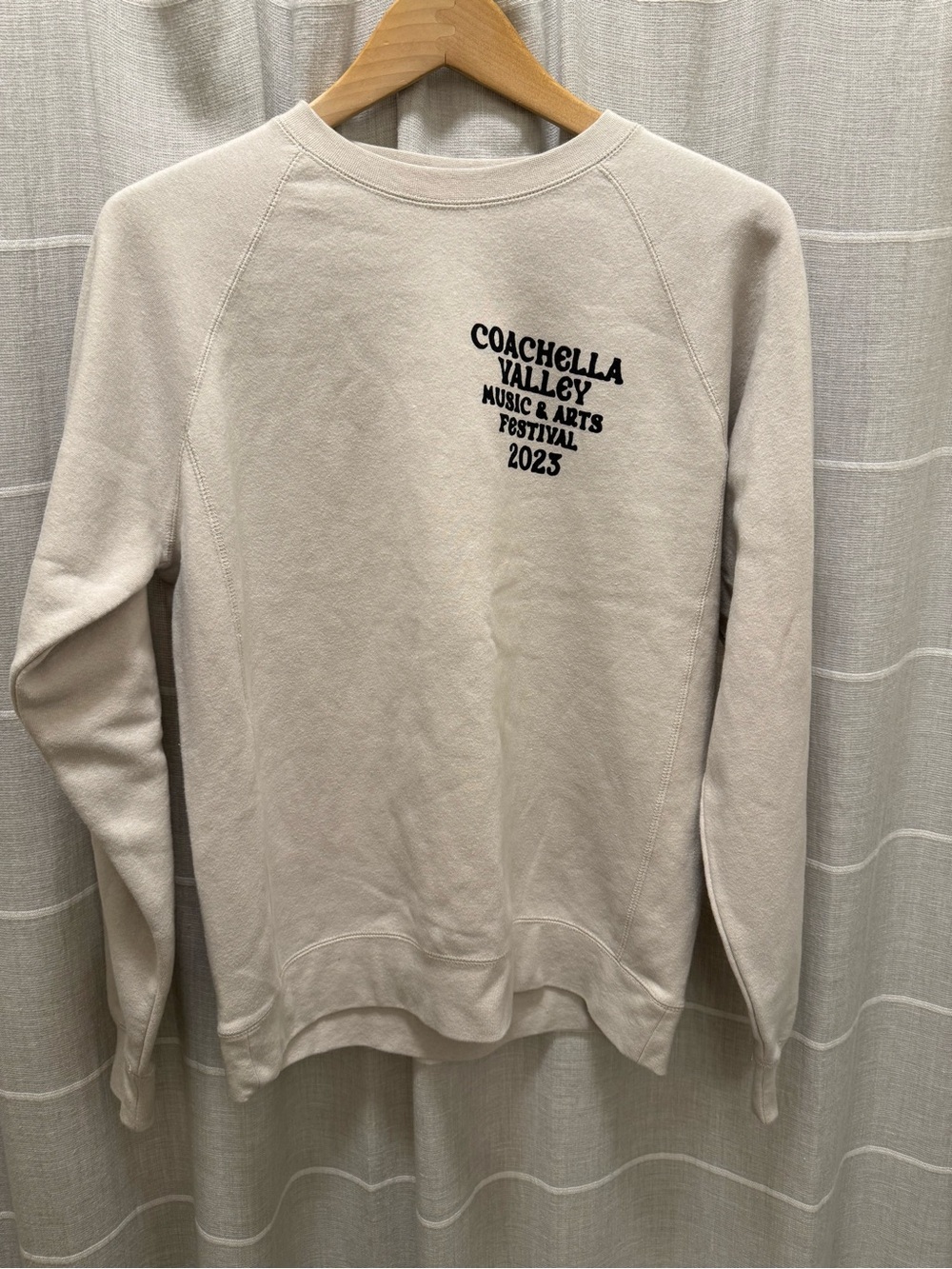 Coachella Valley 2023 Light Beige Crewneck Sweatshirt